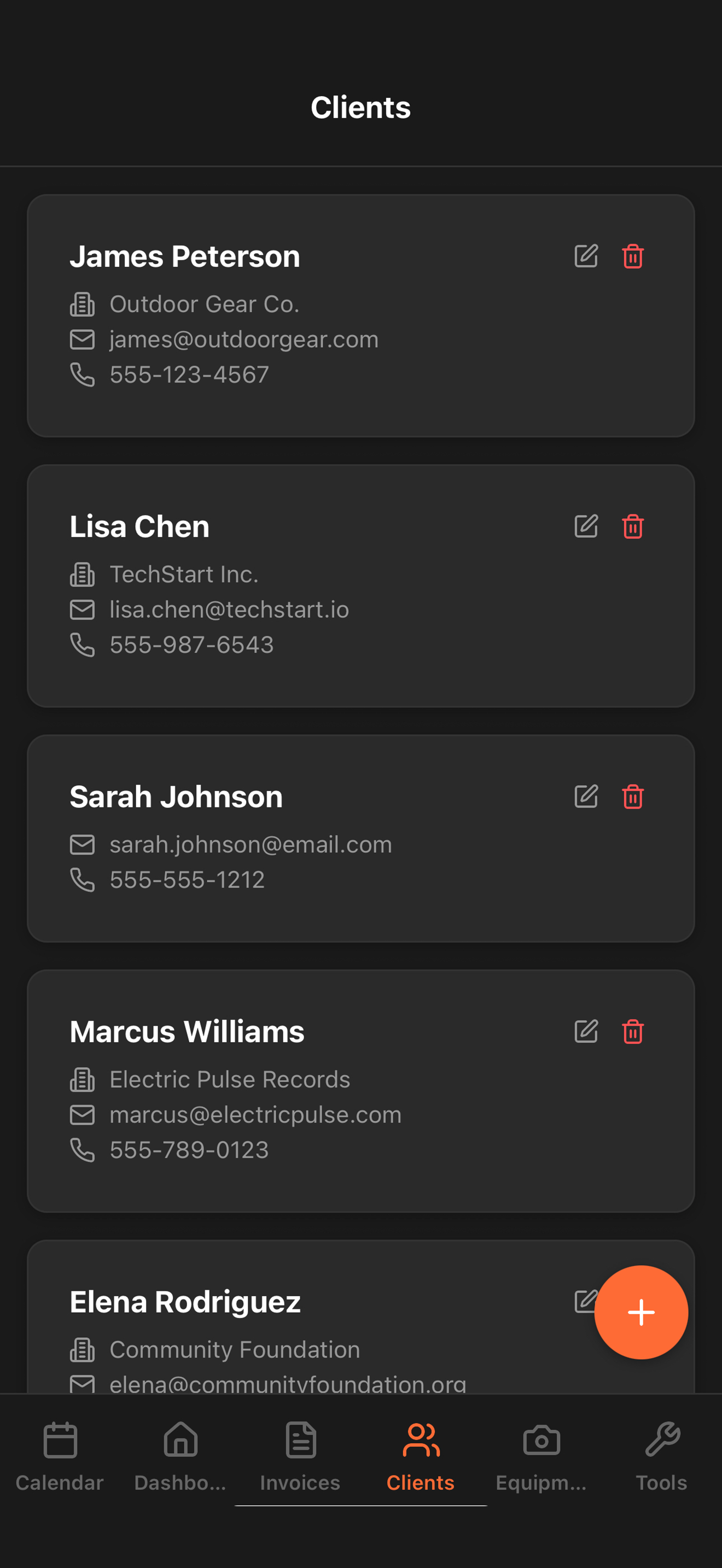 Client Database